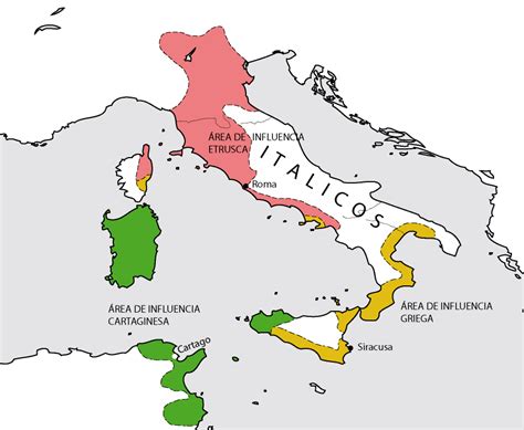 La Fábula Del Tiempo Mapa De Los Orígenes De Roma Y El Imperio Romano