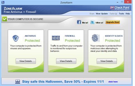 Free firewall notifies you when applications want to access the internet in the background without your knowledge. Download ZoneAlarm Free Antivirus + Firewall 15.8.145.18590