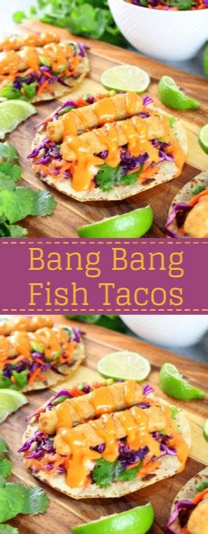 This quick seafood recipe creates a dinner full of flavors everyone will love! Bang Bang Fish Tacos - Selfia Kitchen