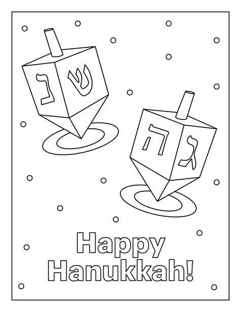 Hanukkah Coloring Pages For Kids Printable Free Sheets By Gbcoloring