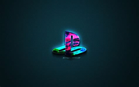 Playstation Color Logo Ps4 Creative Blue Art Playstation Emblem