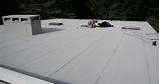 White Flat Roof Coating