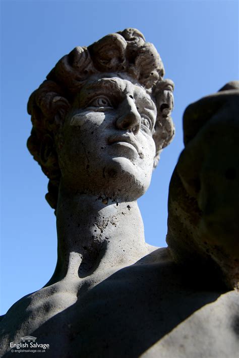 Reconstituted statue of David