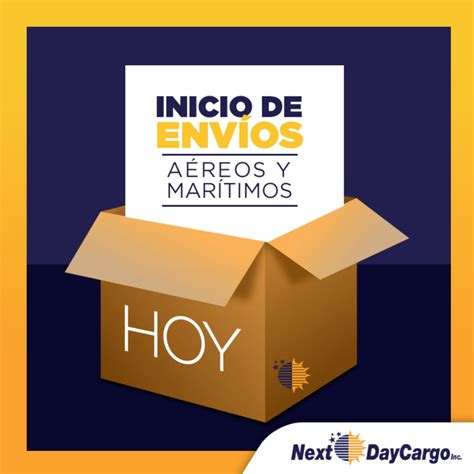 Inicio De Envíos Aéreos Y Marítimos A Venezuela Next Day Cargo