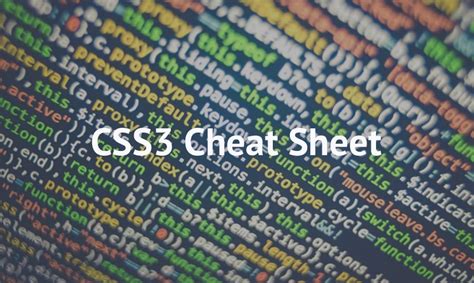 Css3 Cheat Sheet For Dummies Learning To Code Thing 1 Esp8266 Wifi