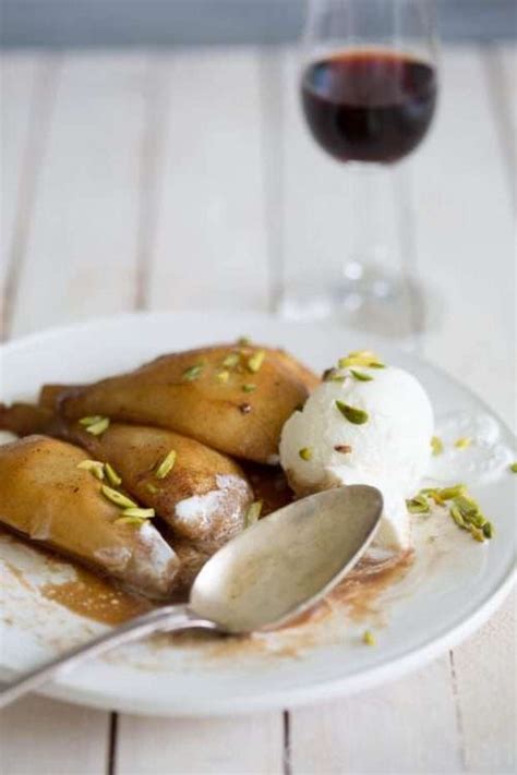 Roasted Pears With Vanilla Ice Cream Simones Kitchen