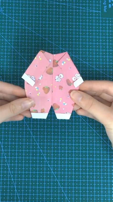 Baby Clothes Origami Handmade Video Video Paper Crafts Diy Kids