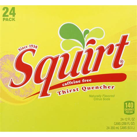 Squirt Caffeine Free Citrus Soda Thirst Quencher Fl Oz Instacart