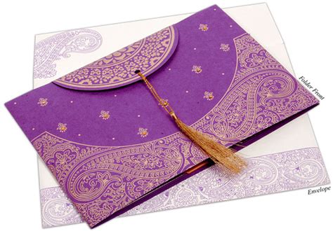 Complete with vibrant colors and ornate patterns, you can browse a full collection of indian wedding invitations that will set the stage for your special day with timeless glamour. Menaka Card - Threeknotz