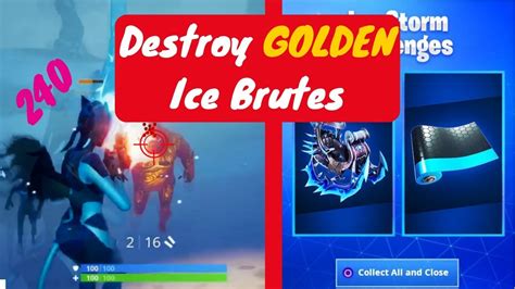 Destroy Golden Ice Brutes Ice Storm Challenges Free Rewards