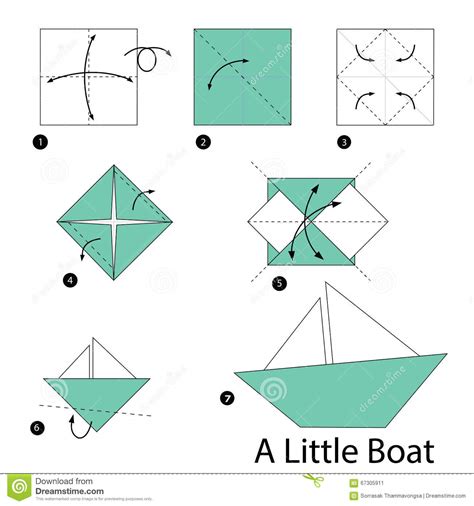 Step By Step Instructions How To Make Origami A Little ...