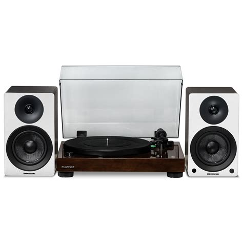 Elite High Fidelity Vinyl Turntable With Ai41 Powered 5 Stereo