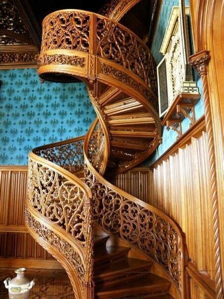 Maybe you would like to learn more about one of these? Wooden stairs | Stairs, House design, Luxury log cabins