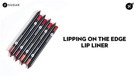 Introducing Lipping On The Edge Lip Liner Sugar Cosmetics Youtube
