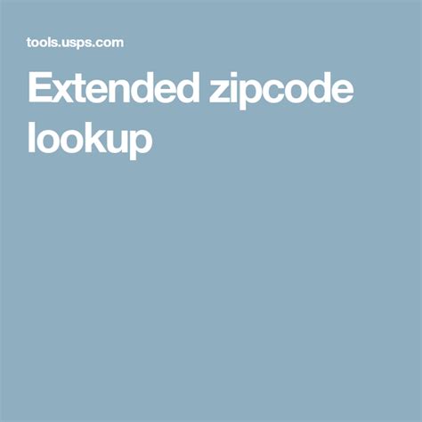 Usps Zip Code Address Lookup Uspsar