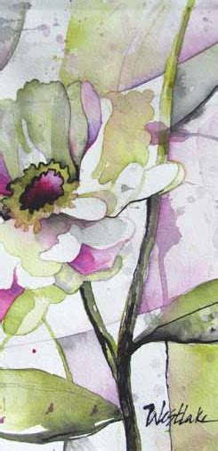 Wendy Westlake Floral Watercolor Flower Art Floral Art