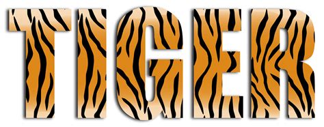 Word Tiger Clip Art Image ClipSafari