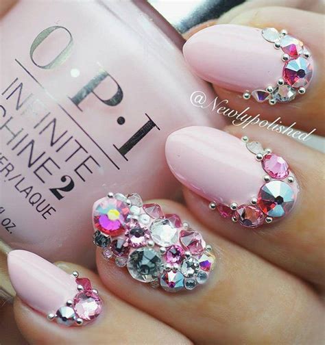 50 Oval Nail Art Ideas Cuded Oval Nails Luxury Nails Oval Nails