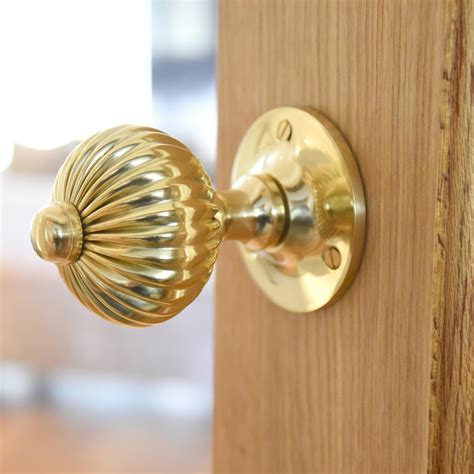 Regency Door Knobs Polished Brass Brass Door Knobs Door Furniture