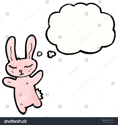 Cartoon Pink Bunny Rabbit Stock Vector Royalty Free 120402697