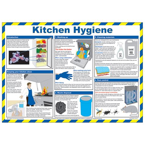 Hygiene Poster For Kitchen Hygiene Poster