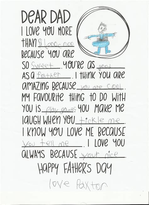 Mander Rocha Fathers Day Letter From Child