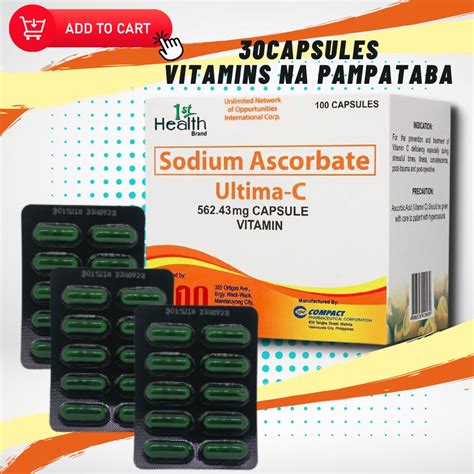 Ultima C Vitamins Pampataba Pampagana Kumain Weight Gain Supplement