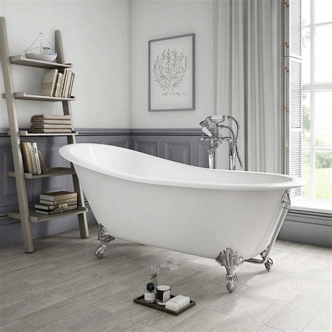 Buy cast iron baths and get the best deals at the lowest prices on ebay! Thames Cast Iron Bath With Chrome Feet | At Victorian ...