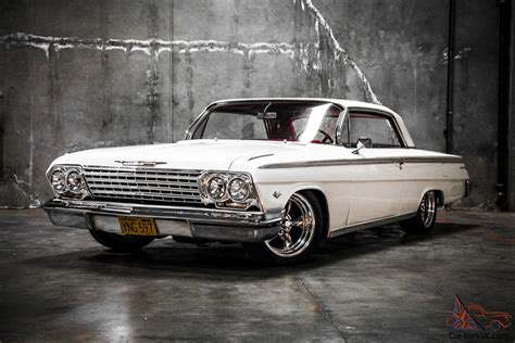 All these chevy vehicles were available for sale through auctions. 1962 Chevy Impala SS