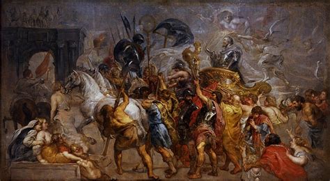 Pieter Paul Rubens Triumphal Entry Of Henri Iv In Paris — Uffizi