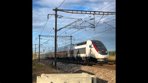 High Speed Train Tgv Inoui Ouigo Eurostar In France Youtube