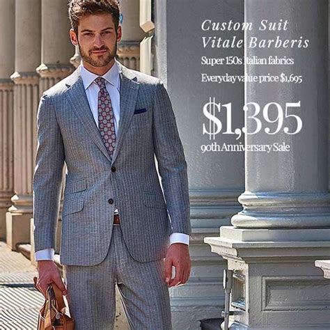 Fully Custom Suit Made Of Vitale Barberis Cloth Super 150s Italian