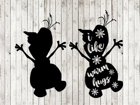 I Like Warm Hugs Olaf Svg Bundle Frozen Svg Disney Svg Etsy