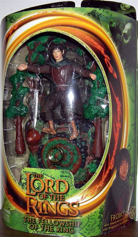 Frodo Figure Lord Rings Fellowship Ring Toy Biz