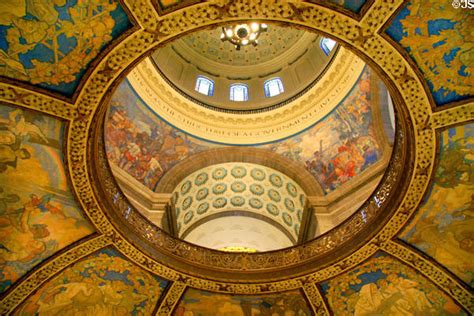 Interior Of Dome In Missouri State Capitol Jefferson City