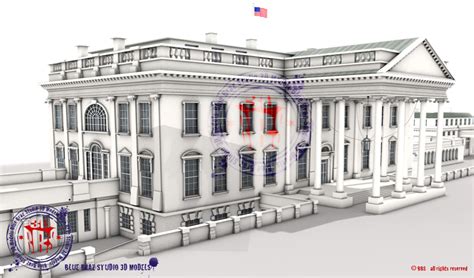 Americans are deciding whether president donald trump or democratic nominee joe biden read on to take a tour of the president's mansion and some of its most notable features. 3d model white house complex