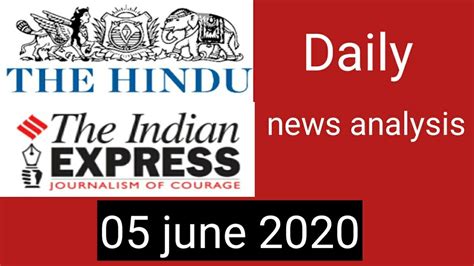 The Hindu The Indian Express News Analysis Daily Current Affair