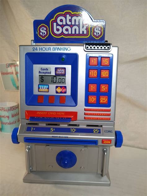 Summit Financial Products Electronic Toy Atm Bank And Debit Etsy
