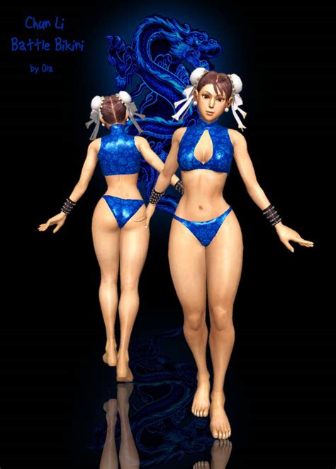 Chun Li Battle Bikini Release By Bubblecloud On Deviantart Chun Li My Xxx Hot Girl