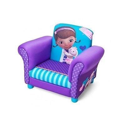 Dedicated doc mcstuffins makes her rounds, caring for the animal toys, lambie and stuffy, the little blue dragon. Kids, Children, Toddlers Upholstered Fabric Chair | Kids ...