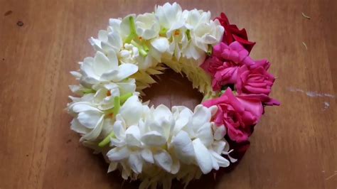 How To Make Bridal Gajra Veni Diy Fresh Flower Bracelet Valentine