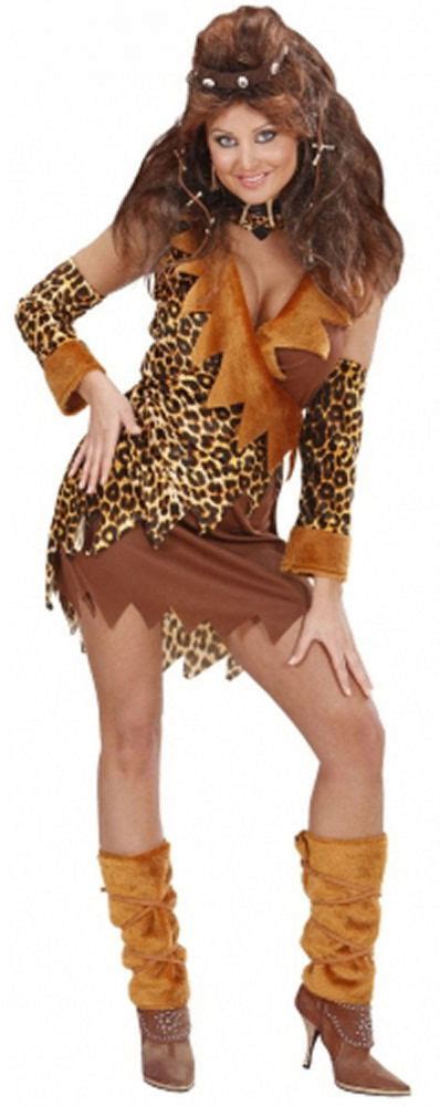 Cavewoman Stoneage Ladies Jungle Cave Girl Fancy Dress Costume Ebay