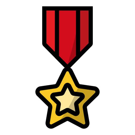 Medalla De Honor Iconos Gratis De Formas Y Simbolos