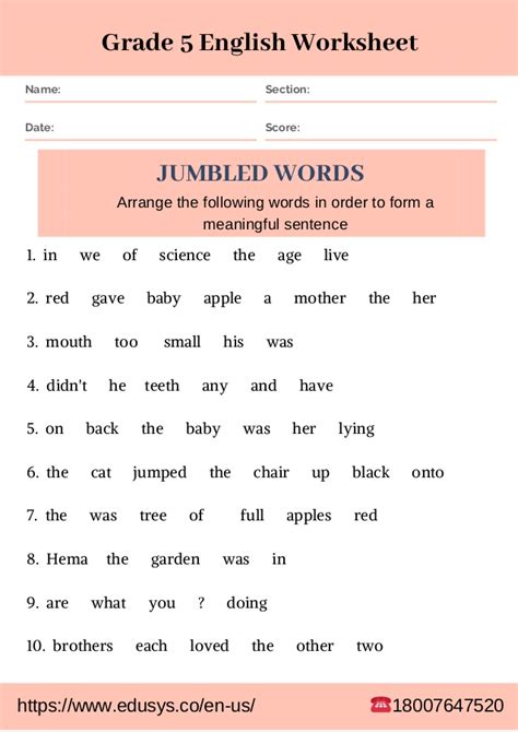 These english grade 7 exercises worksheets were designed as pdf format so that you can print and photocopy easily for your students or classes. English grammar worksheet for 5th grade students