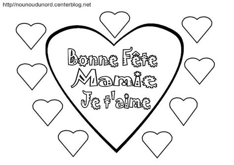Coeur Bonne F Te Mamie Coloriage Et En Coleur The Best Porn Website