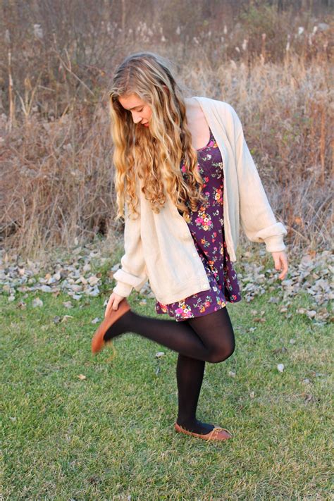 Floral Patterns And Black Tights And 100th Post