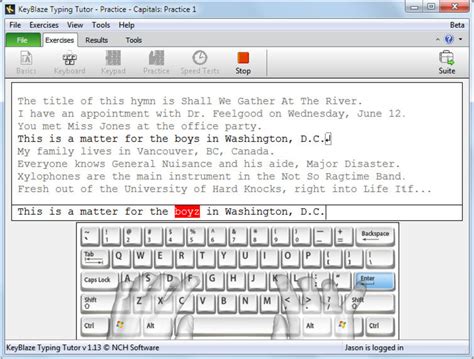 Typingmaster 10 is a touch typing tutor that adapts to your unique needs. KeyBlaze Free Typing Tutor - Download