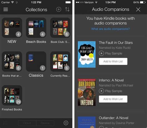 With it, you can listen to your favorite books from any device of your choice and all you have to do is download the app and sign in using your amazon id. Kindle for iOS Adds Ability to Listen to Audible Books ...