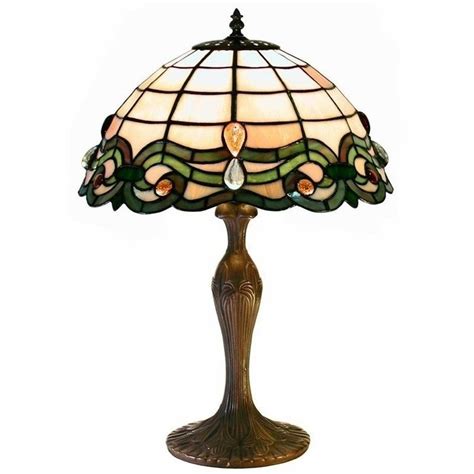 tiffany style table lamp green warehouse of tiffany art glass tiffany style table lamps