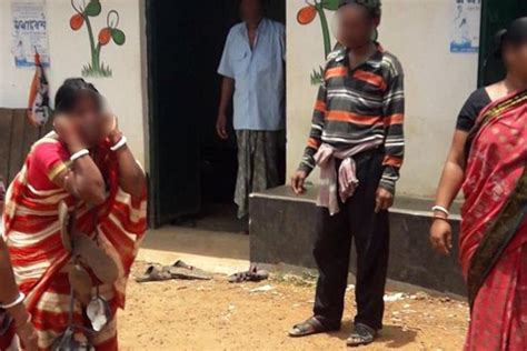 Bengal Woman Paraded With Shoe Garland For Protesting Alleged Booth